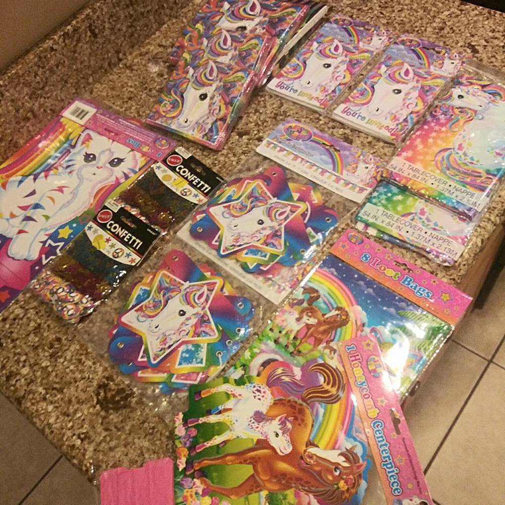 Lisa Frank party supply bundle